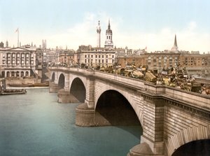 Londen Brug door English School