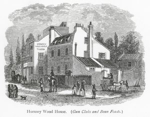 Clubs in Londen: Hornsey Wood House (gravure)