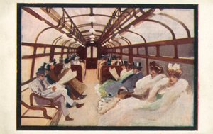 Passagiers van de Londense metro op de Bakerloo en Piccadilly lijnen