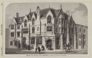 London and County Bank, Cambridge, Messrs F en H Francis, Architecten (gravure) door English School
