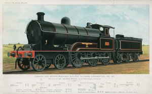 London and North-Western Railway Express Locomotief door English School