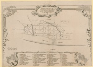 Londen hersteld, Sir John Evelyns plan voor de herbouw van de stad Londen na de brand van 1666 door English School