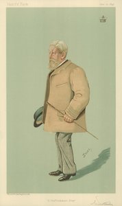 Lord Arthur Wrottesley, Een Staffordshire Peer, 20 juni 1895, Vanity Fair cartoon door English School