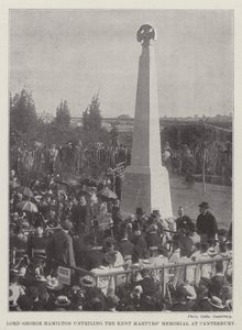 Lord George Hamilton onthult het Kent Martyrs