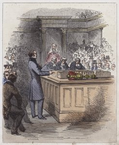 Lord John Russell in het Lagerhuis