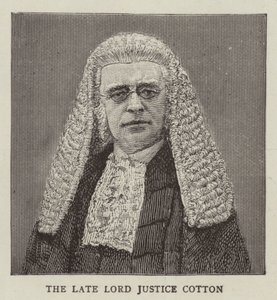 Lord Justice Cotton door English School