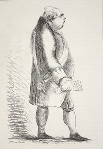 Lord North, facsimile van een oude prent door English School