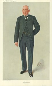 Lord Welby, De Schatkist, 10 maart 1910, Vanity Fair cartoon door English School