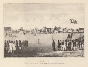 Lords Cricket Ground, S Johns Wood, wedstrijd van de Gentlemen en Players door English School