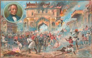 Lucknow, Indiase opstand, 1857 door English School