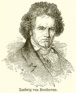 Ludwig Van Beethoven door English School