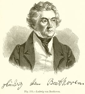 Ludwig Van Beethoven door English School