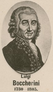 Luigi Boccherini (gravure) door English School