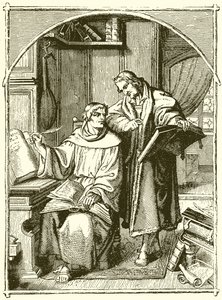 Luther en Melanchthon door English School