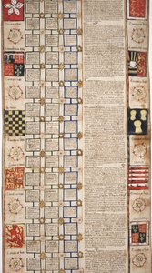 Kroniek van de Geschiedenis van de Wereld van Schepping tot Woden, met een Genealogie van Edward IV door English School