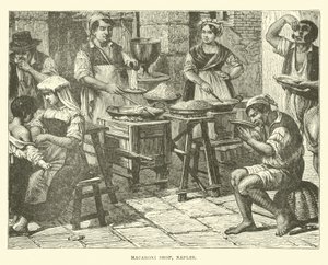Macaroniwinkel, Napels door English School