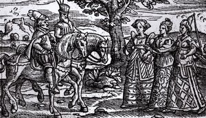 Macbeth, Banquo en de drie heksen, The Historie of Scotlande, 1577