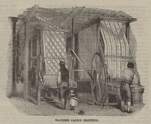 Machinaal calicodrukken