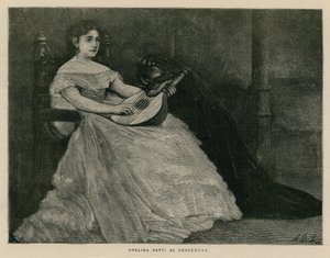 Madame Adelina Patti, operazangeres, als Desdemona door English School