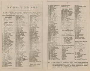 Madame Tussaud & Sons Tentoonstellingscatalogus voor 1875