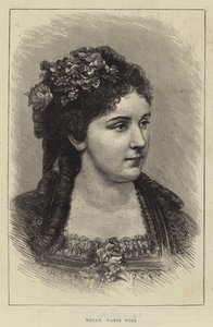 Mademoiselle Marie Roze (gravure) door English School