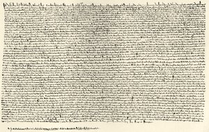 Magna Carta door English School