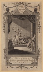 Mahomet, de Turkse keizer die de mooie Irene vermoordt (gravure) door English School