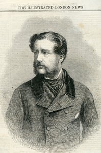 Majoor Charles Nasmyth (1825-61) uit The Illustrated London News 13 juli 1861 door English School