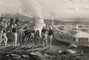 Majoor Eyre verdrijft de Oude rebellen uit Allahabad in 1857, uit 