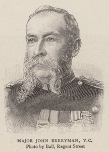 Majoor John Barryman, VC (gravure) door English School
