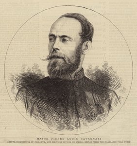 Majoor Pierre Louis Cavagnari door English School