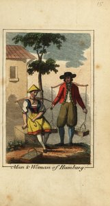 Man en vrouw uit Hamburg, Duitsland