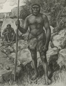 Man wiens schedel werd ontdekt in Rhodesië in 1921