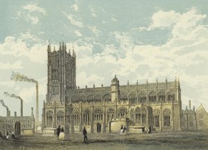 Manchester Kathedraal, Zuidoostelijke Aanblik door English School