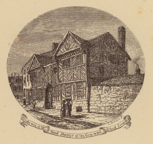 Manchester: Woning van de Hoofdmeester van de Grammar School, Long Mill door English School