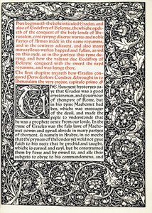 Manuscript met gehistorieerde initiaal 