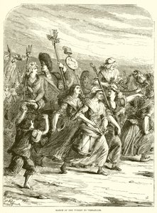 Mars van de vrouwen naar Versailles door English School