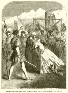 Margaret Roper die afscheid neemt van haar vader, Sir Thomas More, op de Tower Wharf door English School