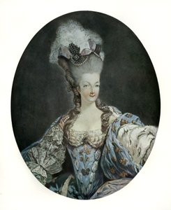Marie Antoinette, koningin van Frankrijk (prent) door English School