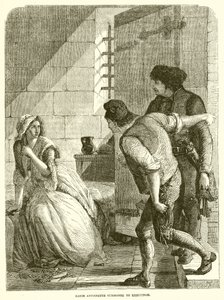 Marie Antoinette opgeroepen voor executie door English School