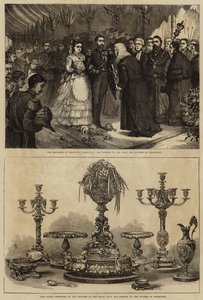 Huwelijk van Maria Alexandrovna en de Hertog van Edinburgh door English School