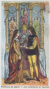 Huwelijk van koning Hendrik V en Catharina van Frankrijk door English School