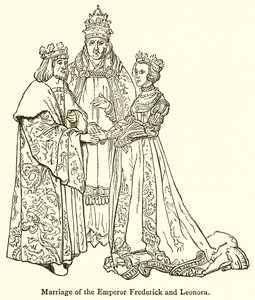 Huwelijk van de Keizer Frederik en Leonora door English School