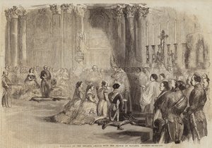 Huwelijk van de infanta Amalia met de prins van Beieren, Madrid