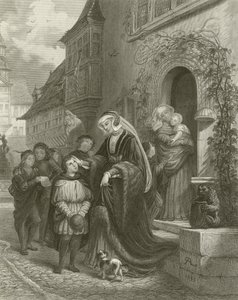 Maarten Luther in armoede door English School