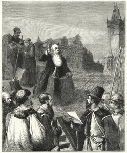 Martelaarschap van Baron Wenzel van Budowa, Praag, 1621 door English School