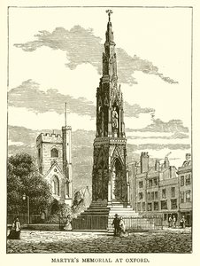 Martelarenmonument in Oxford door English School