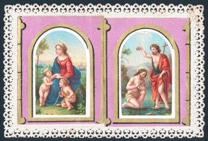 Maria, Jezus en engelen