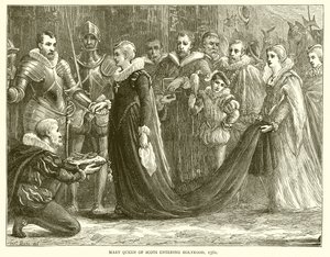 Mary Queen of Scots betreedt Holyrood, 1561