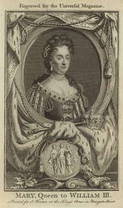 Mary, Koningin van Willem III door English School